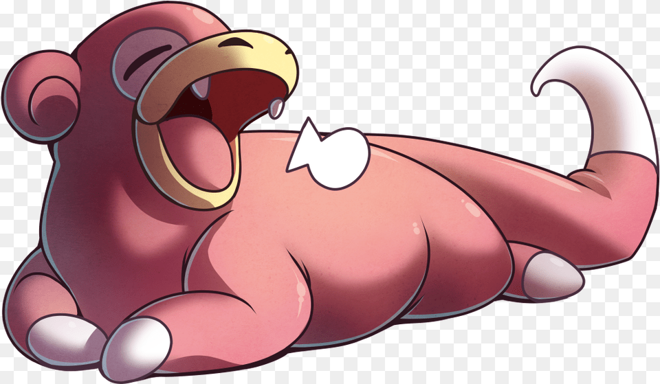 Slowpoke Used Yawn And Pokemon Fan Art Slowpoke, Cartoon, Electronics, Hardware Free Transparent Png