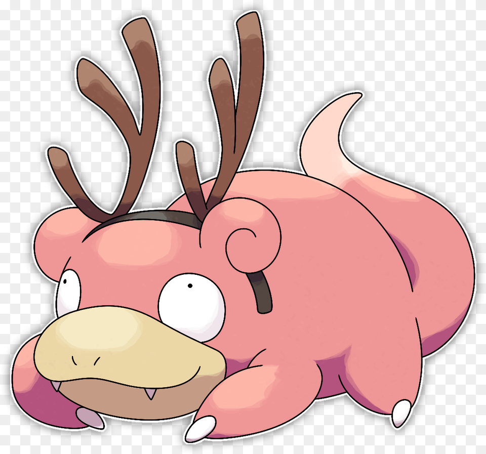 Slowpoke With Santa Hat Slowpoke Fakemon, Animal, Mammal, Rabbit Free Png