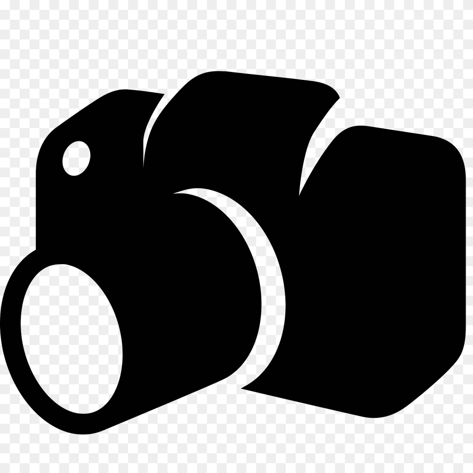 Slr Large Lens Icon, Gray Png
