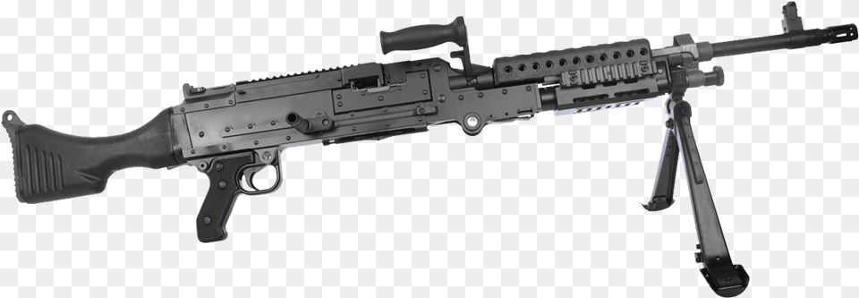 Slr M240 Machine Gun, Machine Gun, Weapon, Firearm, Rifle Free Transparent Png