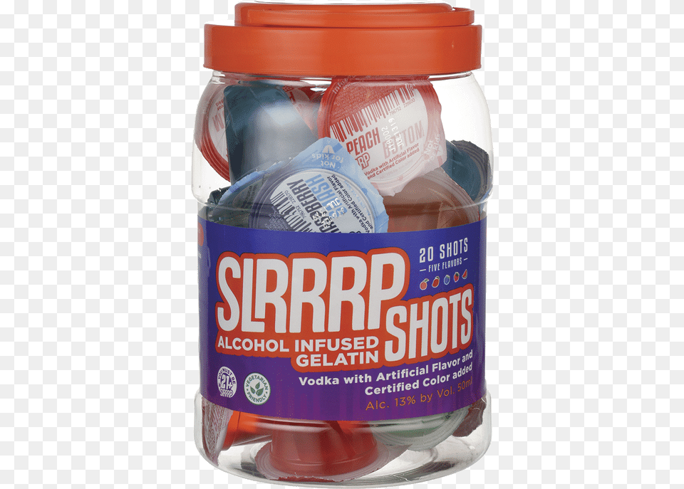 Slrrrp Shots Marshmallow Creme, Jar Png Image