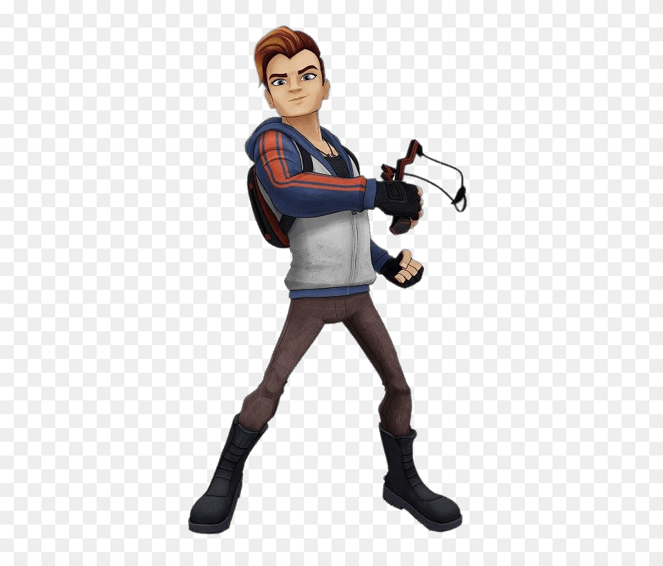 Slugterra Tad Holding Catapult, Photography, Adult, Person, Woman Png Image