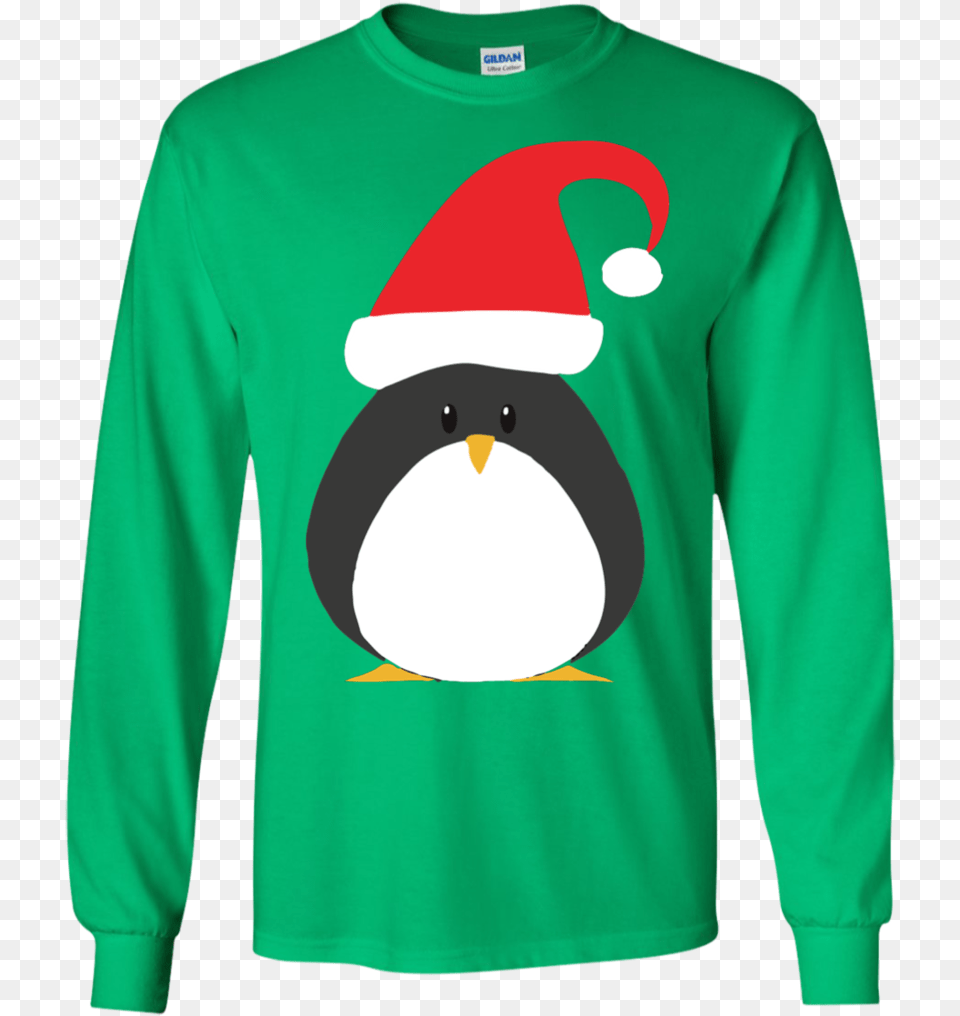 Slurp Christmas Penguin Ls Tshirt Black Sclass Lazyload T Shirt, Sleeve, Clothing, Long Sleeve, Adult Free Transparent Png