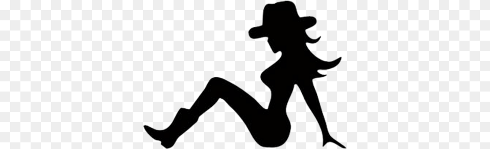 Slutty Cowgirl Silhouette Gif Clipart, Clothing, Hat, Stencil, Animal Free Transparent Png