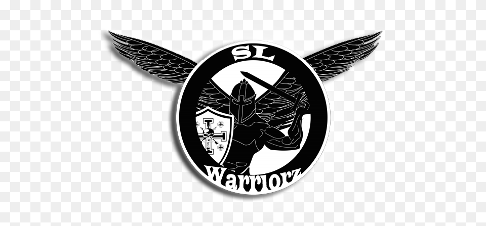 Slwarrorz Team 4 Cyber Game Wwe 2k16 Logo Angel War, Emblem, Symbol, Badge Png Image