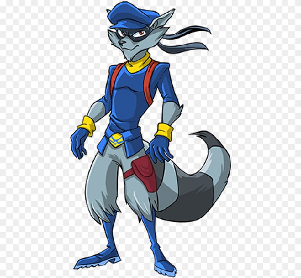 Sly Cooper Sly Cooper Cartoon, Book, Comics, Publication, Electronics Png Image