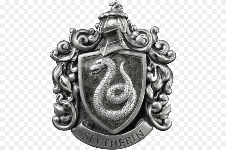 Slytherin Coat Of Arms, Badge, Logo, Symbol, Emblem Free Png Download