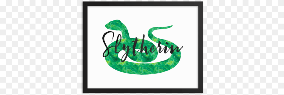 Slytherin Hogwarts House Pride Art Print Hogwarts House Pride Art, Green, Animal, Reptile, Accessories Free Png