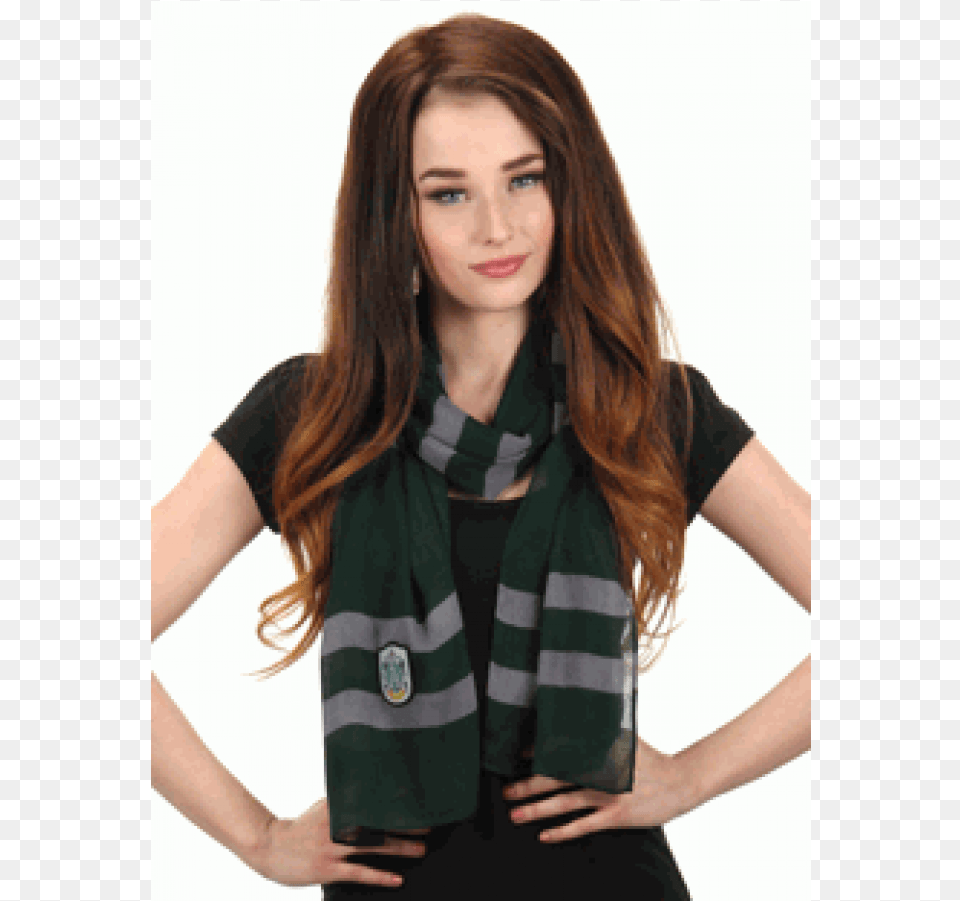 Slytherin House, Clothing, Scarf, Vest, Stole Free Png