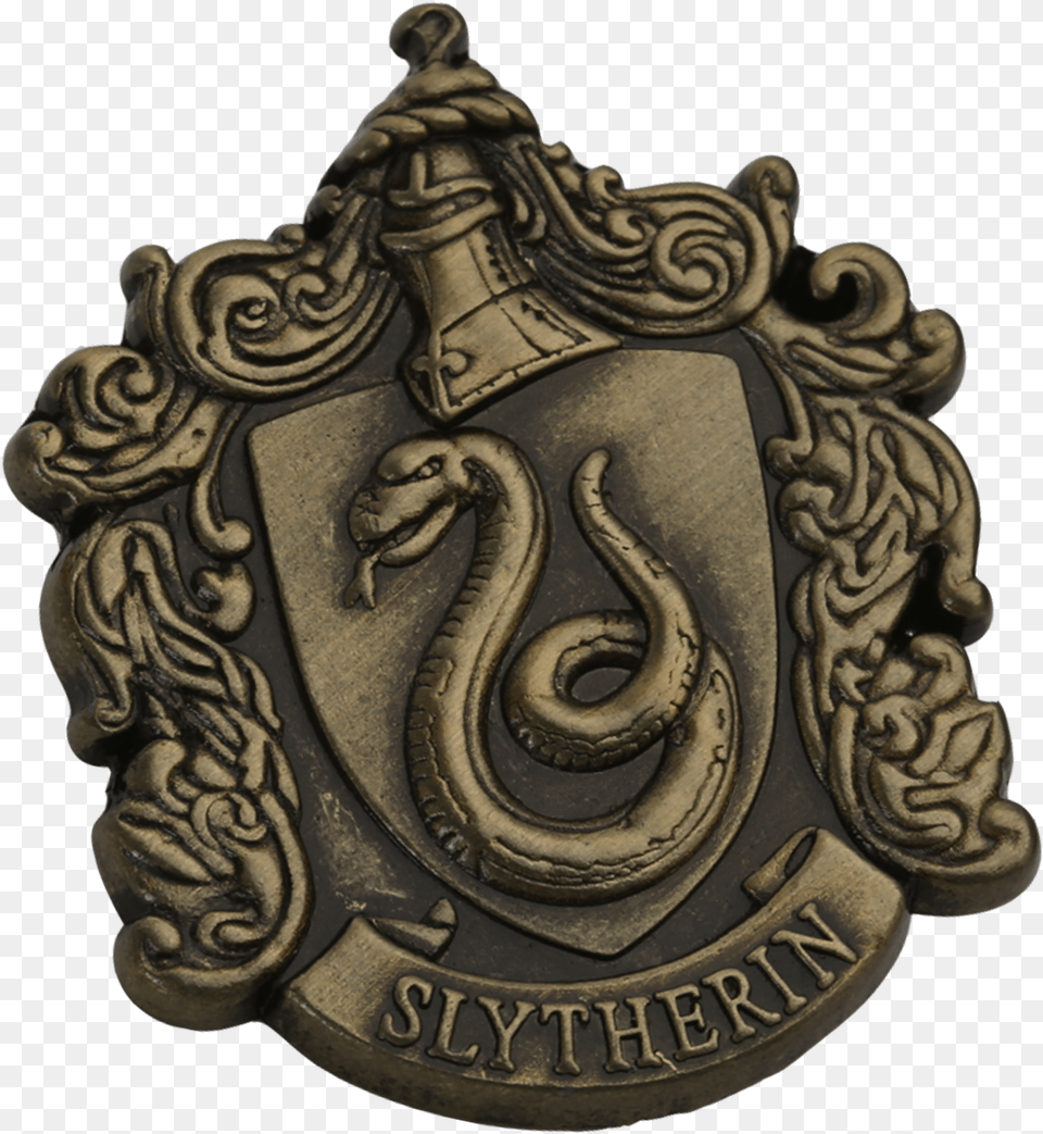 Slytherin House Badge, Logo, Symbol, Bronze, Animal Free Png