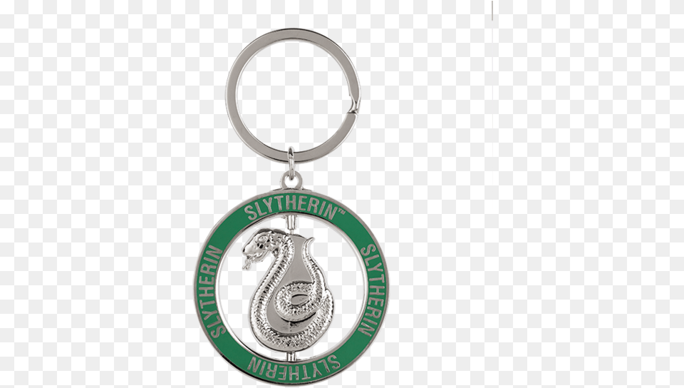 Slytherin House Icon Spinning Keyring Solid, Accessories, Earring, Jewelry, Locket Free Transparent Png