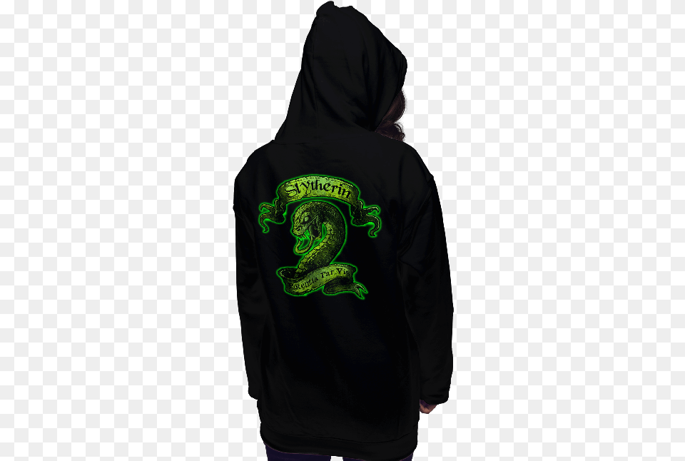 Slytherin Thulsa Doom, Clothing, Hood, Hoodie, Knitwear Png