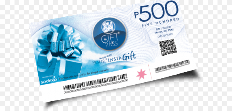 Sm Gc Regalo Gift Certificate Sm Gift Certificate, Text, Qr Code, Paper Free Png