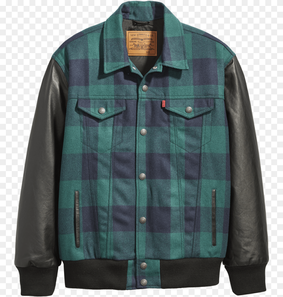 Sm Megamall Levis Hoodie Checkered Jacket, Clothing, Coat, Shirt, Blazer Free Png