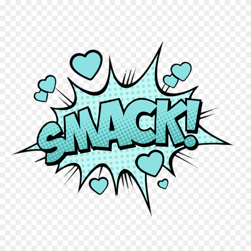 Smack Comic Speech Bubble, Art, Sticker Free Transparent Png