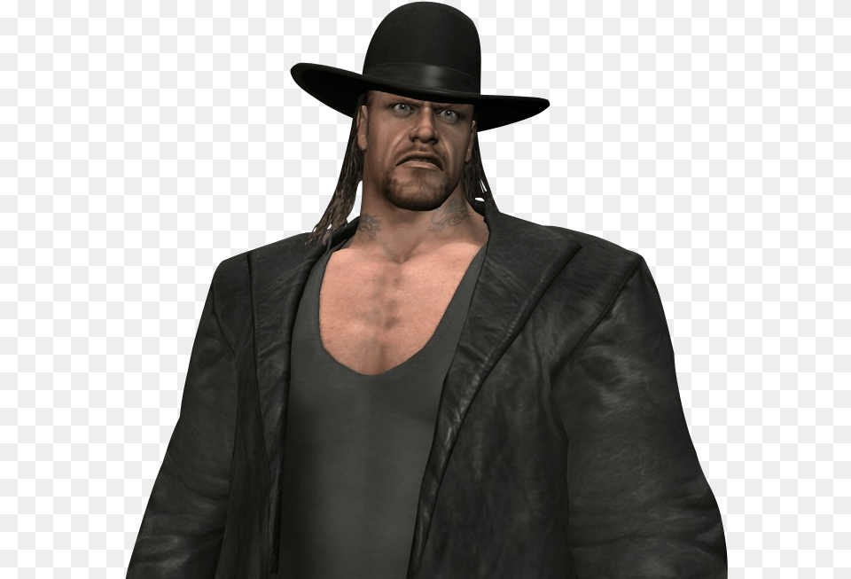 Smackdown Vs Raw 2009 Undertaker, Portrait, Photography, Person, Jacket Free Png