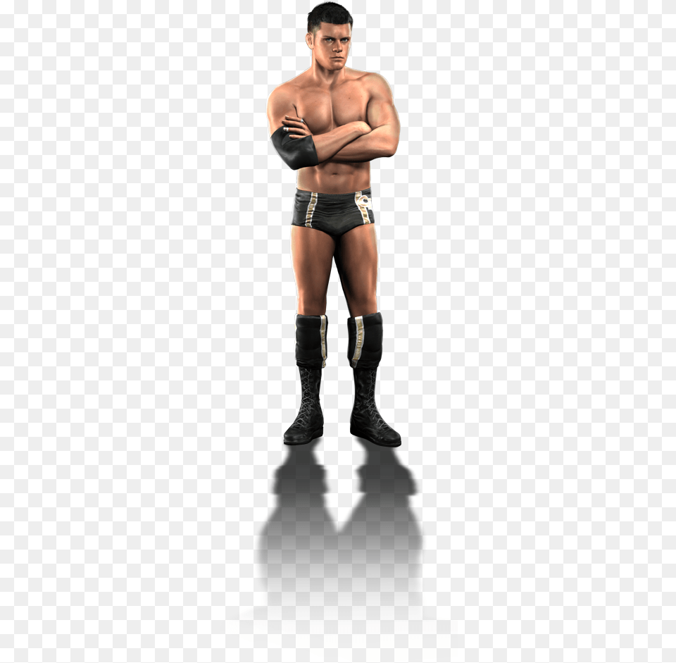 Smackdown Vs Raw 2010 Cody Rhodes, Clothing, Shorts, Adult, Male Free Png