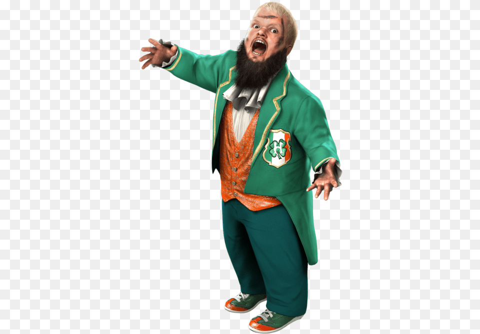 Smackdown Vs Raw 2011 Hornswoggle, Hand, Person, Body Part, Head Png Image