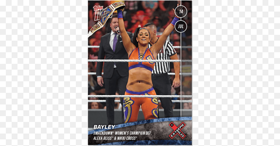 Smackdown Womens Champion Bayley Def Poster, Adult, Person, Woman, Female Png Image