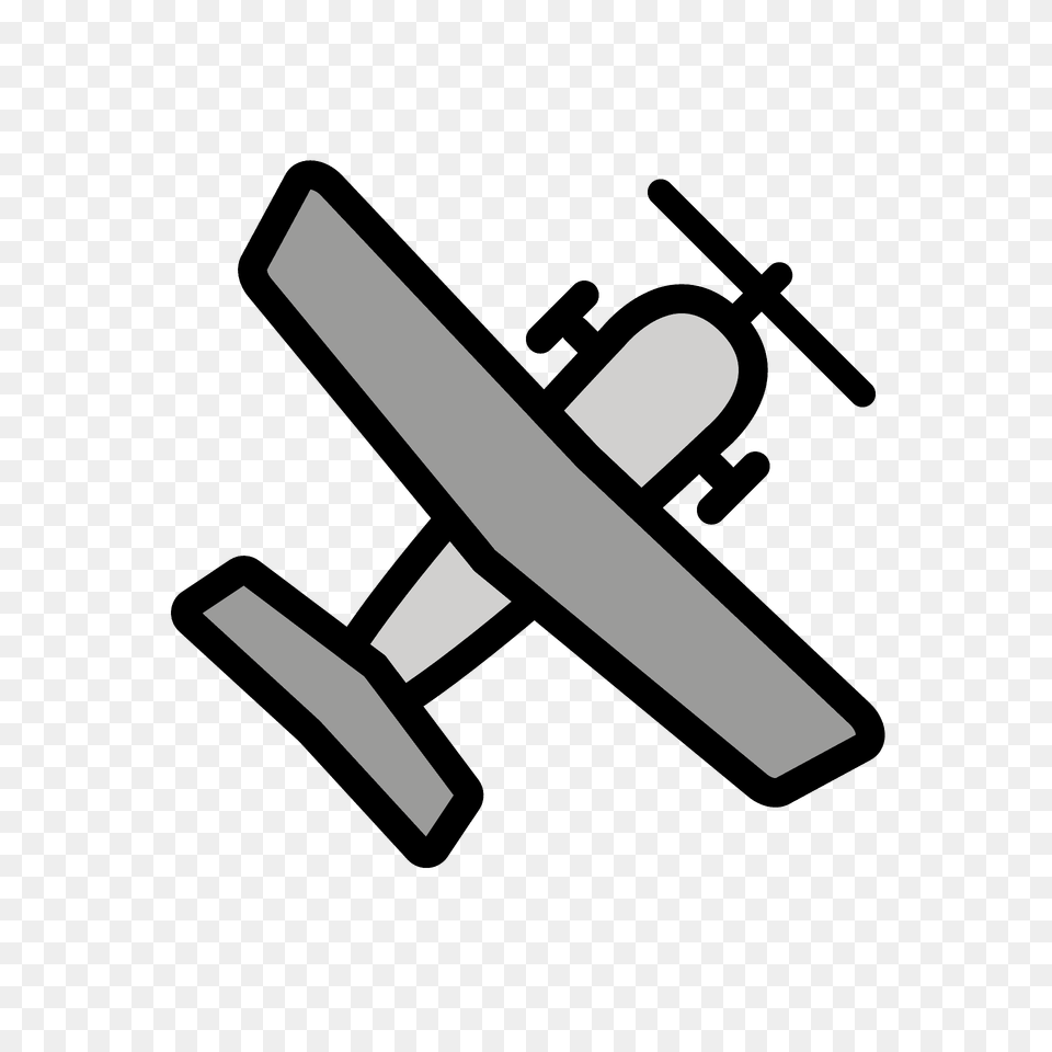 Small Airplane Emoji Clipart, Aircraft, Transportation, Vehicle, Seaplane Free Png Download
