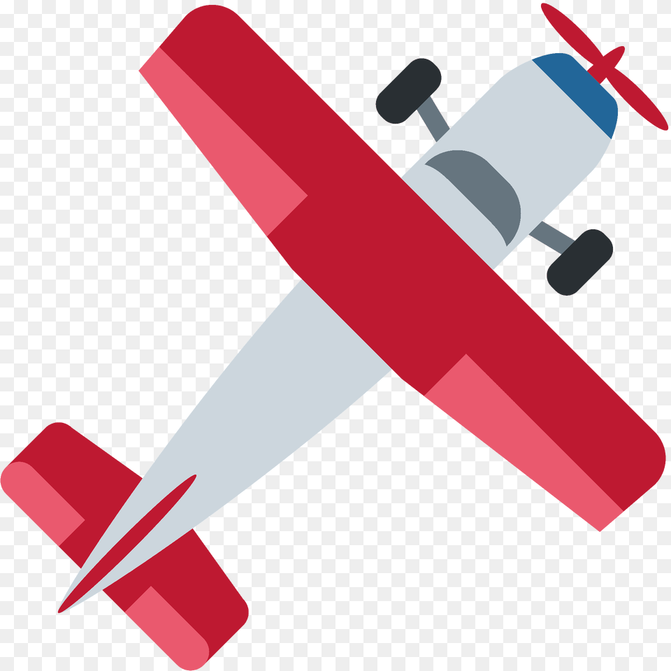 Small Airplane Emoji Clipart, Aircraft, Transportation, Vehicle, Rocket Free Png Download