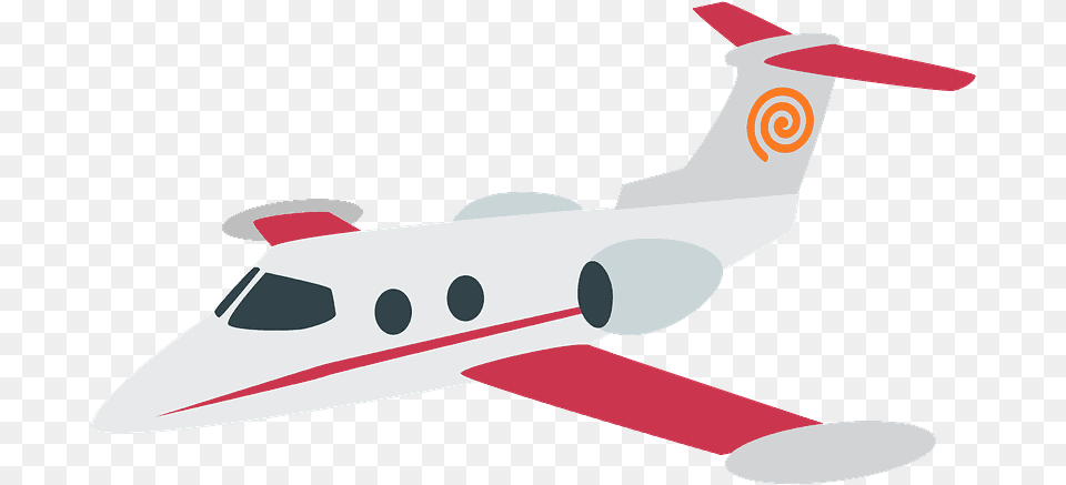 Small Airplane Emoji Clipart Business Jet, Aircraft, Vehicle, Transportation, Airliner Free Transparent Png