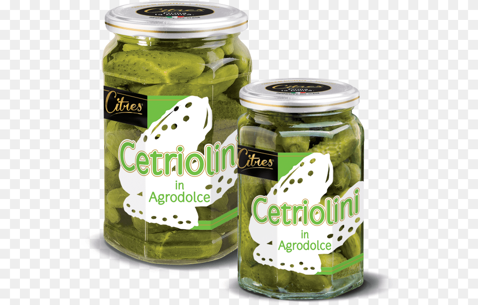 Small And Medium Cucumbers Citres Cetrioli Agrodolce, Food, Relish, Pickle, Jar Free Transparent Png