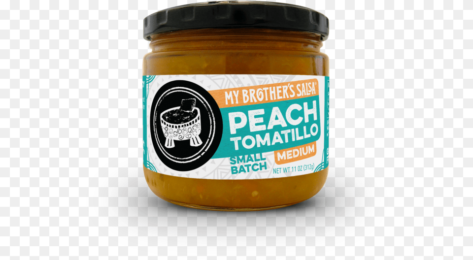 Small Batch Peach Tomatillo, Food, Relish, Can, Tin Png