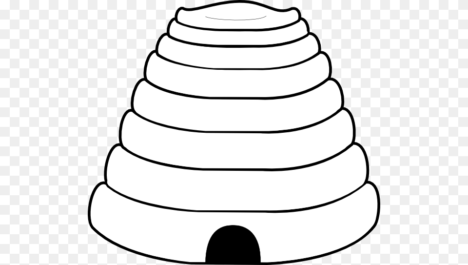 Small Beehive Oven Black And White Clipart, Cake, Dessert, Food, Wedding Free Transparent Png