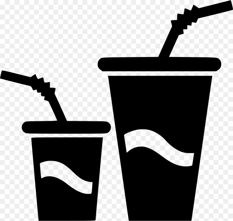 Small Big Paper Cups Drink Water Soda Icon Free Download, Stencil, Cross, Symbol Png Image