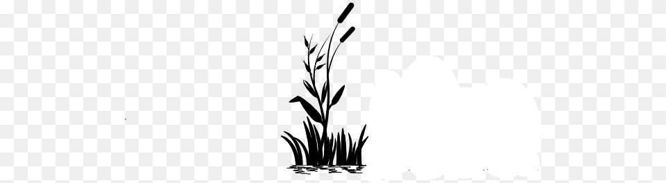 Small Black Amp White, Grass, Plant, Art, Reed Free Transparent Png