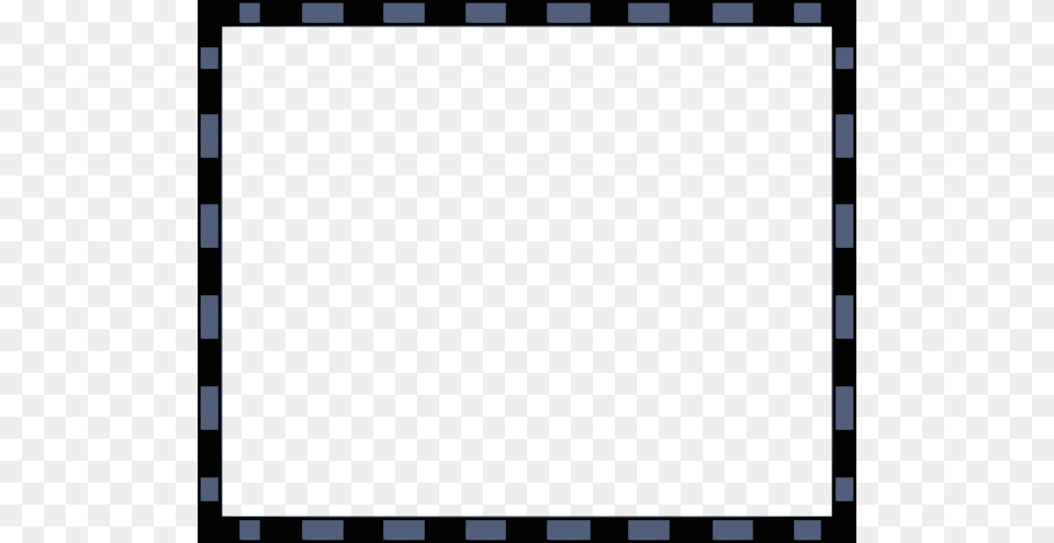 Small Black Borders, White Board Png