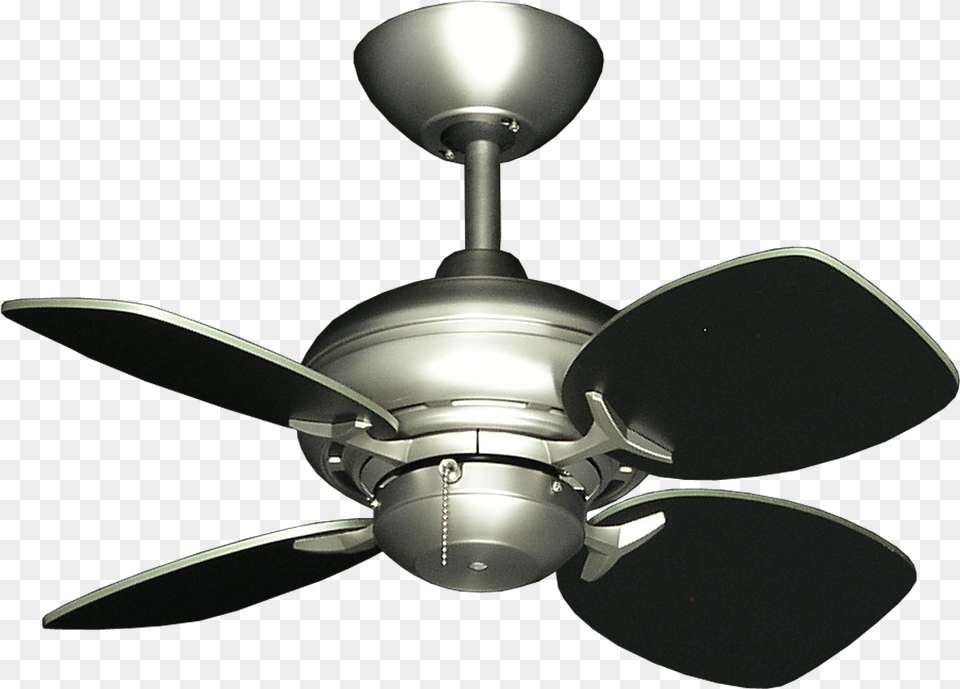 Small Black Ceiling Fan Lighting And Ceiling Fans Mini Blade Ceiling Fan, Appliance, Ceiling Fan, Device, Electrical Device Png Image