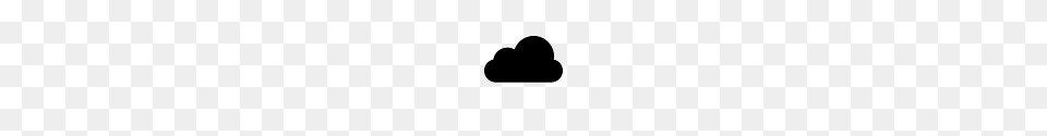 Small Black Cloud Silhouette, Nature, Night, Outdoors Free Png