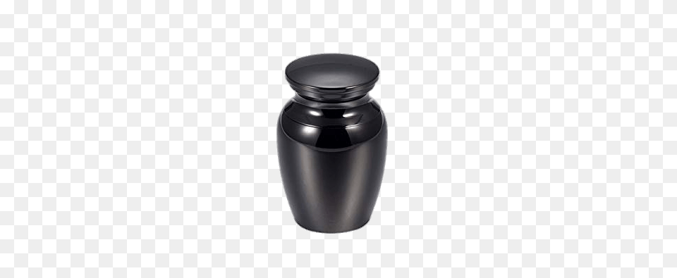 Small Black Urn, Jar, Pottery, Bottle, Shaker Png