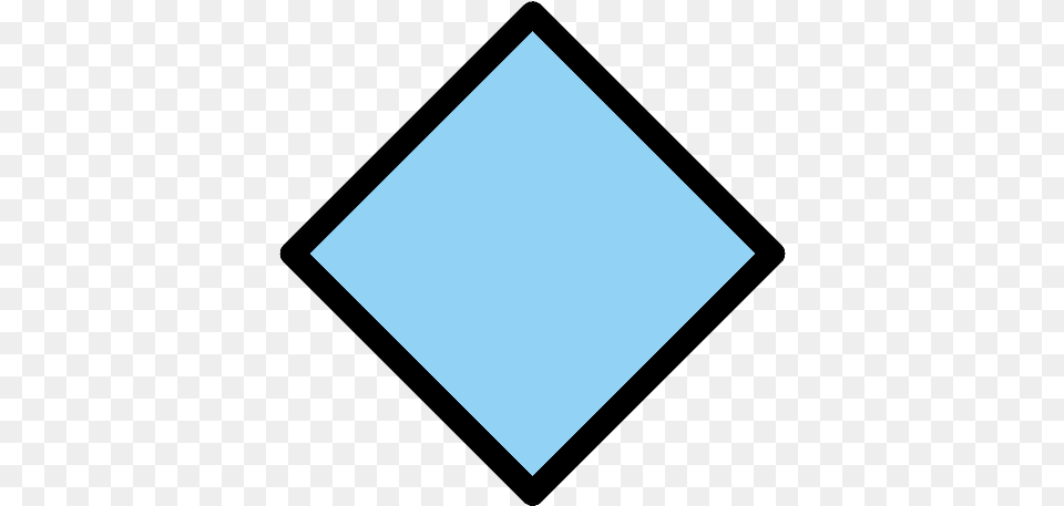 Small Blue Diamond Emoji Clipart Zvezda I Luna V Islame, Blackboard, Triangle Free Transparent Png