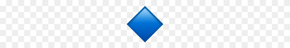 Small Blue Diamond Emoji On Apple Ios, Lighting, Triangle Free Png