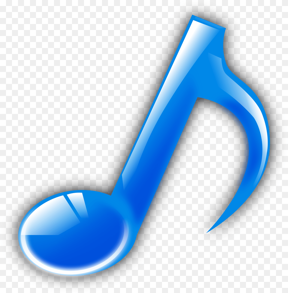 Small Blue Music Notes, Cutlery, Spoon Png Image