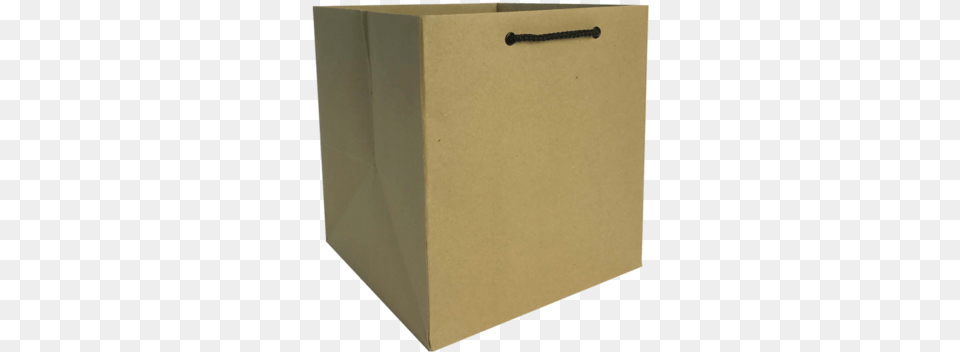 Small Brown Kraft Florist Bags Box, Cardboard, Carton, Package, Package Delivery Png