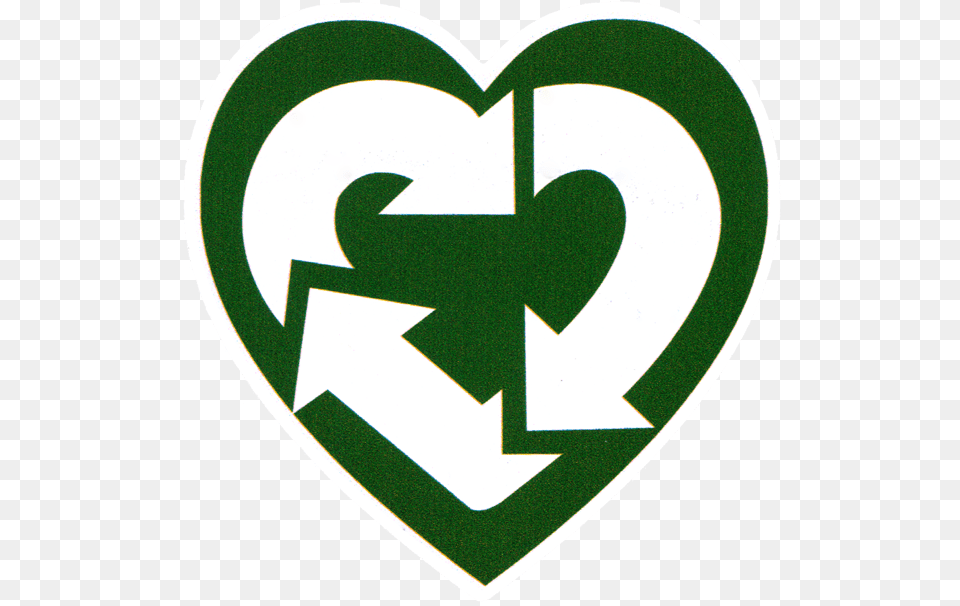 Small Bumper Sticker Decal Reduce Reuse Recycle Heart Recycle Symbol Small, Logo Png