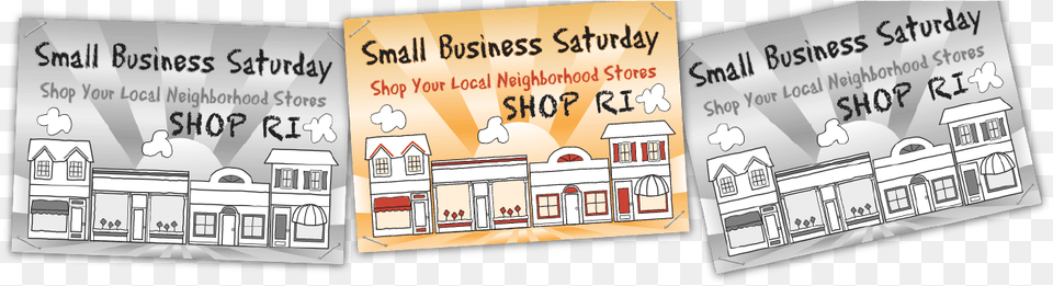 Small Business Saturday Shop Ri Cartoon, Advertisement, Book, Comics, Poster Free Png Download