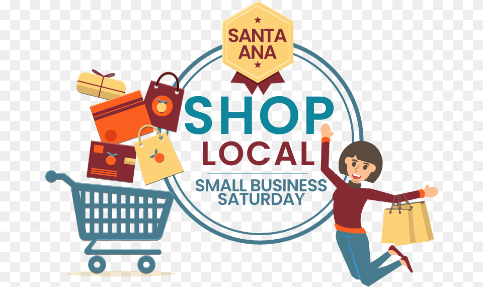 Small Business Saturday Vector Shopping Cart Logo, Person, Face, Head, Dynamite Free Transparent Png