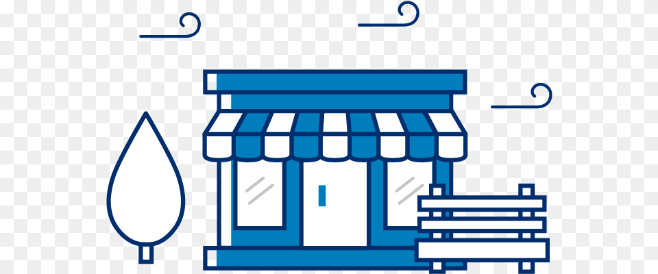 Small Business Storefront, Awning, Canopy Free Png