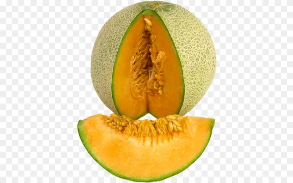 Small Cantaloupe Calories Melon, Food, Fruit, Plant, Produce Png Image