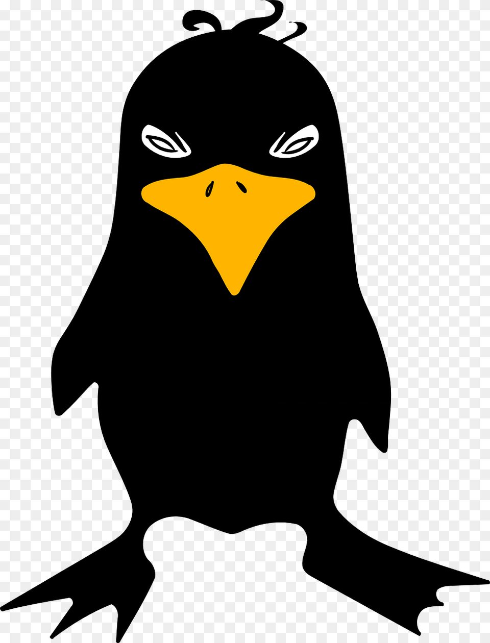 Small Cartoon Black Bird, Logo, Animal, Mammal, Rat Free Png Download