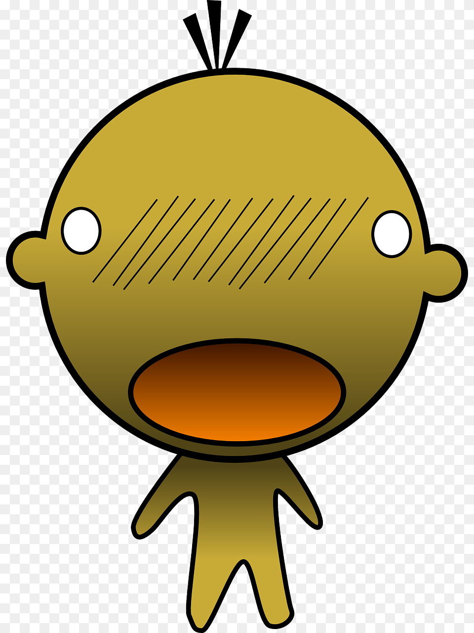 Small Cartoon Character, Food, Animal, Fish, Sea Life Png Image