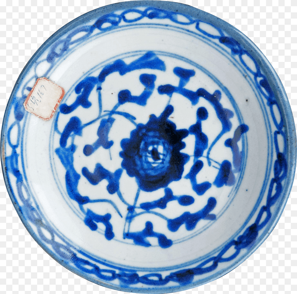 Small Chinese Blue And White Min Yao Porcelain Plate Porcelain Free Transparent Png