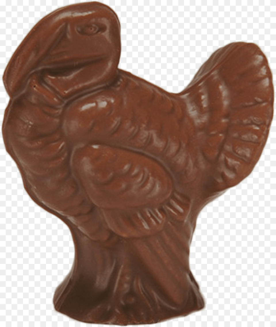 Small Chocolate Turkey Is Made With, Dessert, Food, Person, Clothing Png Image
