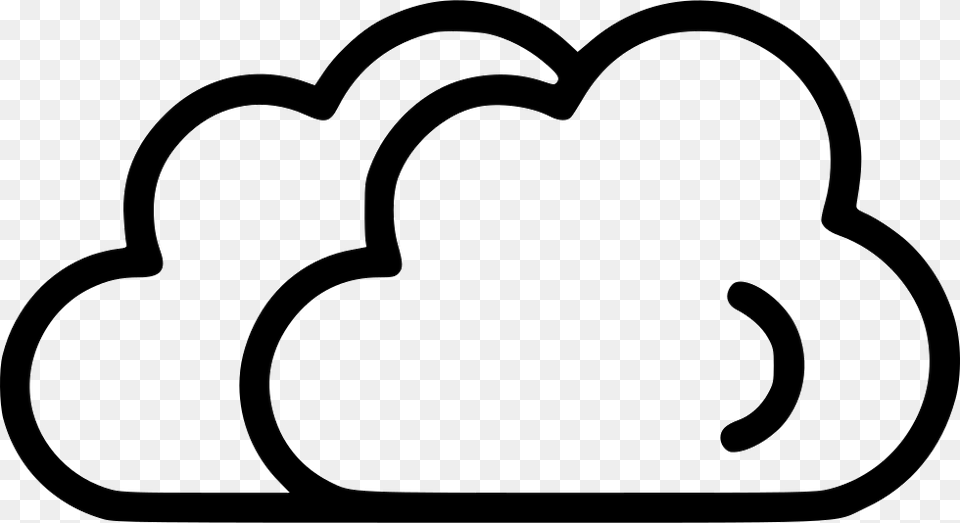 Small Clouds Weather Icon Small, Stencil, Smoke Pipe Png
