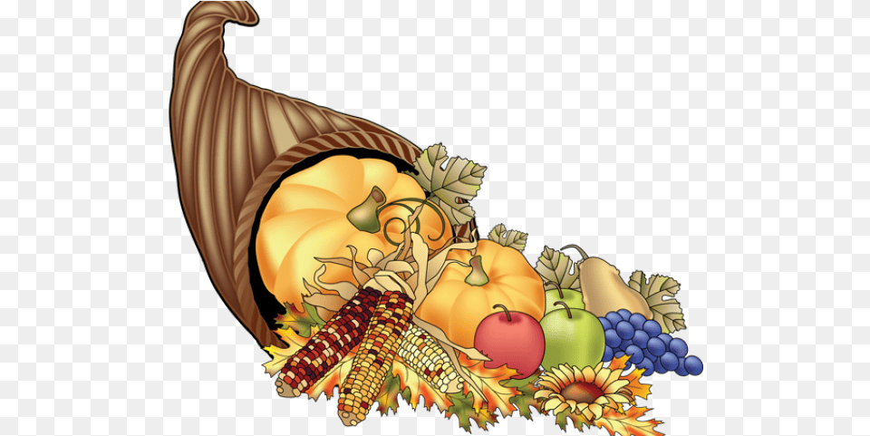 Small Cornucopia Cliparts Happy Thanksgiving Cornucopia Clipart, Rural, Outdoors, Nature, Harvest Free Png Download